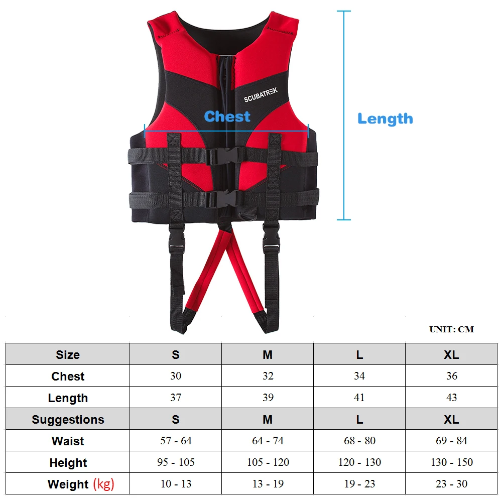 Детская Спасательная куртка S/M/L/XL, детский спасательный жилет для плавания, пляжа, мягкий SBR внешний и пенопластовый жакет для водных видов спорта