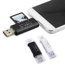 USB 3,1 type C USB-C к Micro SD SDXC TF кард-ридер адаптер для Macbook 12 ''мобильный телефон планшет# D