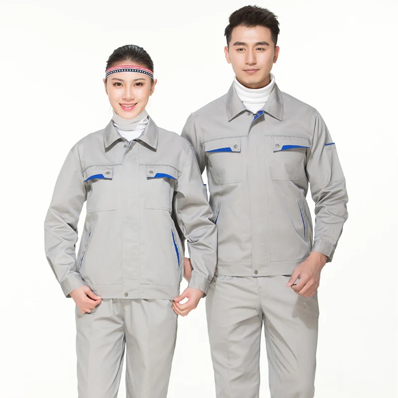 working clothes men woman Welding machine repair large size Coveralls stitching protective safety work jacket cleaning uniform