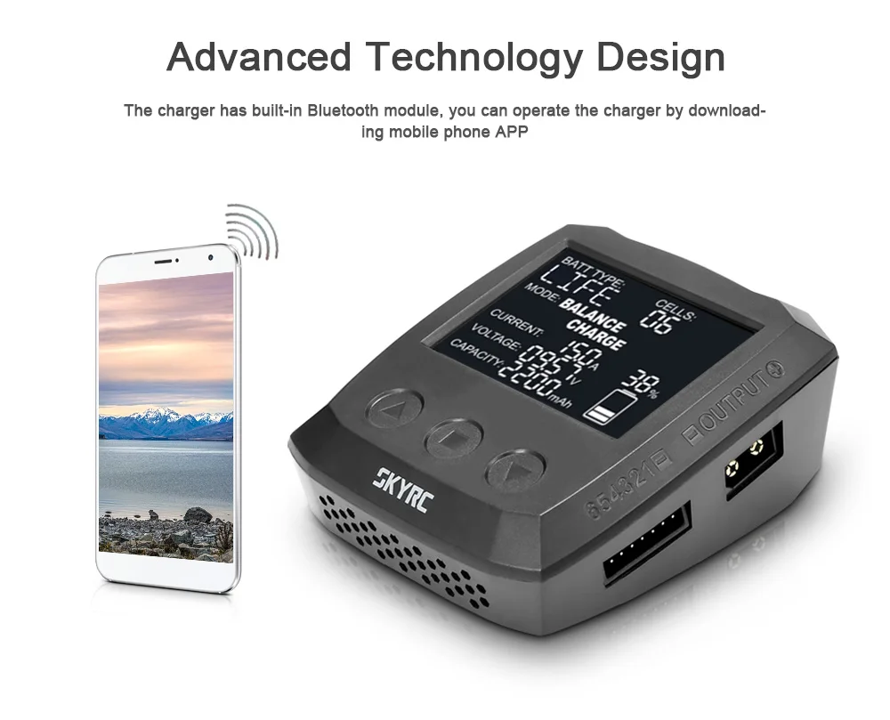 Зарядное устройство SKYRC B6 nano LiPo зарядное Dis 15A/320 Вт DC 9 32 В мини для батареи LiFe/
