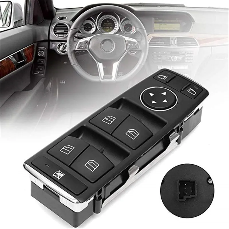 Переключатель окна передней левой двери для Mercedes Benz C250 C300 C350 A2049055302