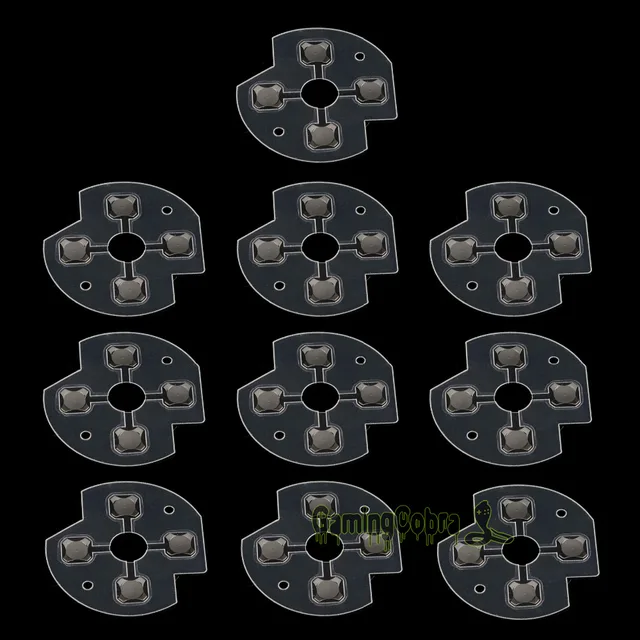 Best Price 10PCS Replacement Kit ABXY Button Metal Patch Pad Parts For Xbox One Controller