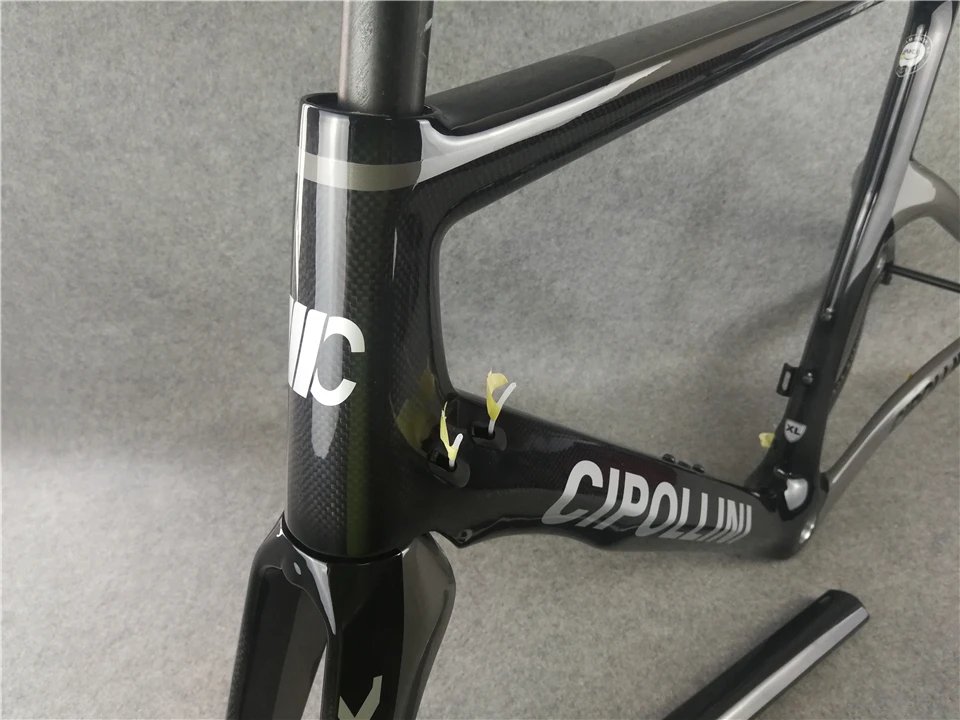 Дисковый тормоз Cipollini NK1K карбоновая рама Щепка рамы дорожных велосипедов 3k или 1k углеродная велосипедная Рама BB68/BB30