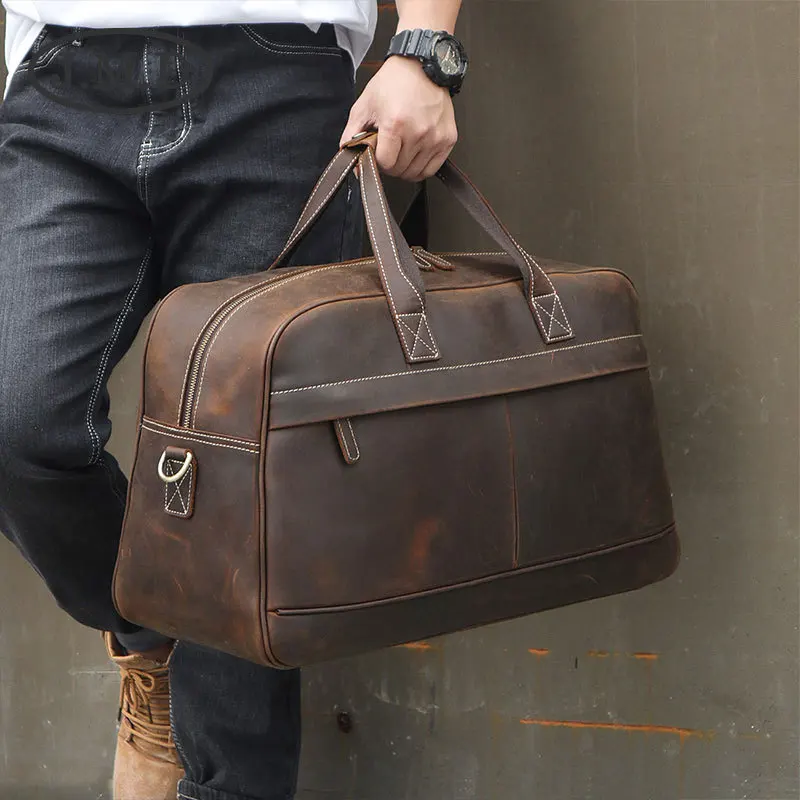 J.M.D 2019 новый открытый чемодан сумка пояса из натуральной кожи сумка дорожная сумка-мессенджер тенденция большой ёмкость сумки 6006