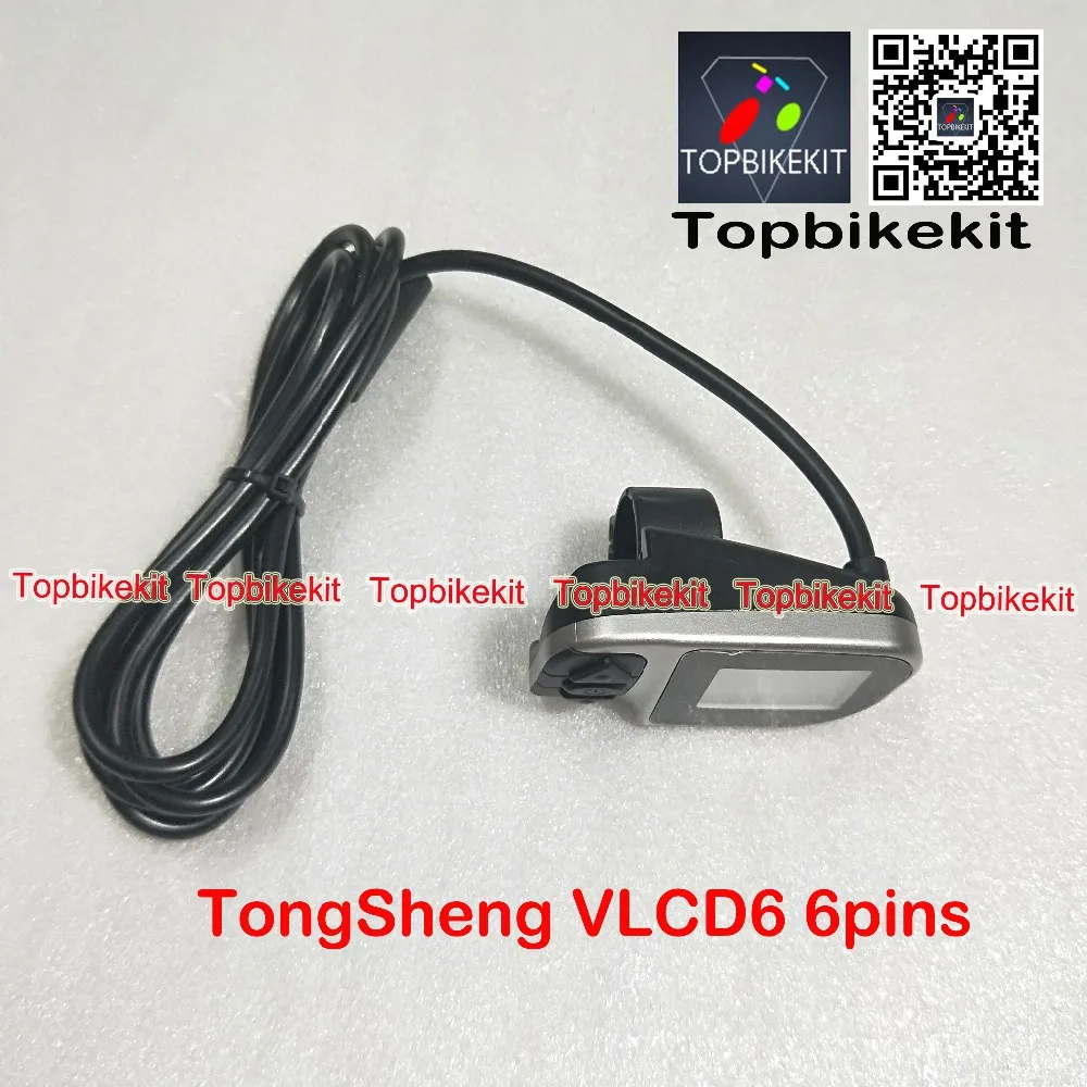 Tongsheng Маленький дисплей VLCD6 6 контактный разъем для TSDZ2 Средний привод двигателя 250