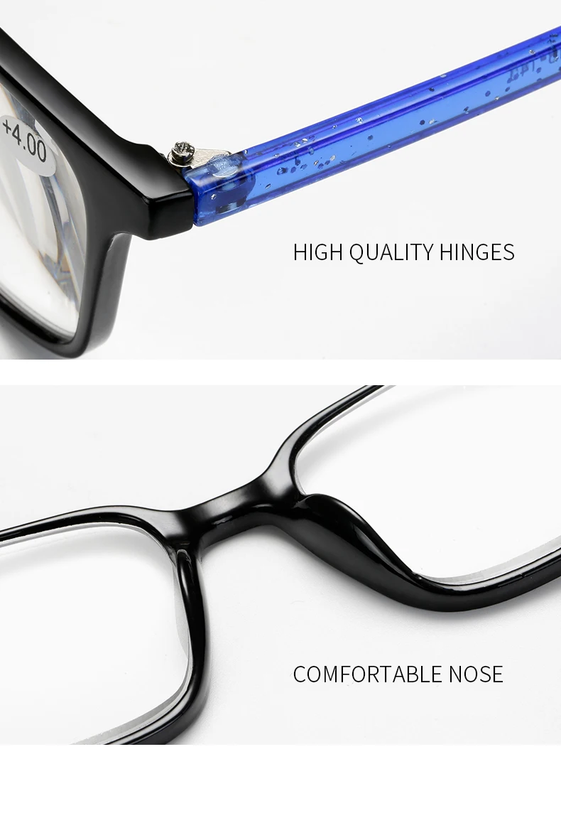 Дальнозоркость для чтения очки для мужчин и женщин очки диоптрий очки для дальнозоркости прозрачные солнцезащитные очки Рамка