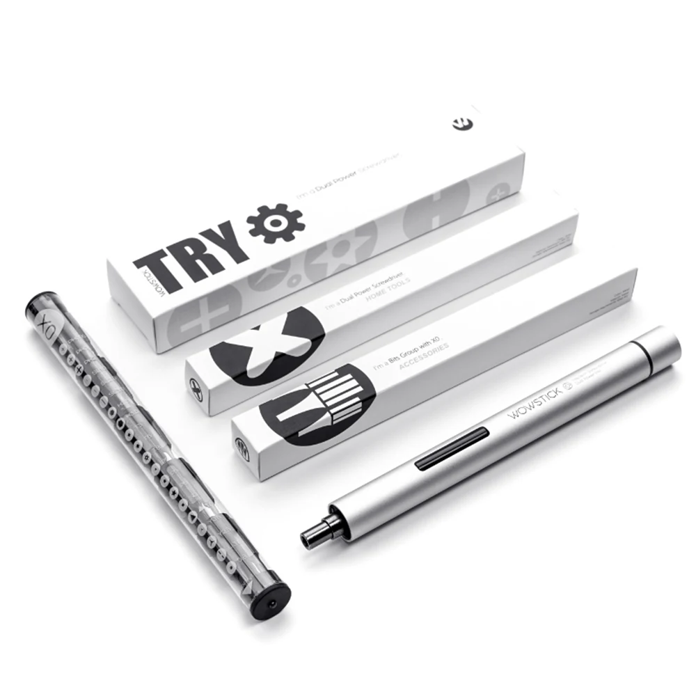 Оригинальный XIAOMI Mijia Wowstick Try 1P + 19 в 1 Электрический шуруповерт Беспроводная