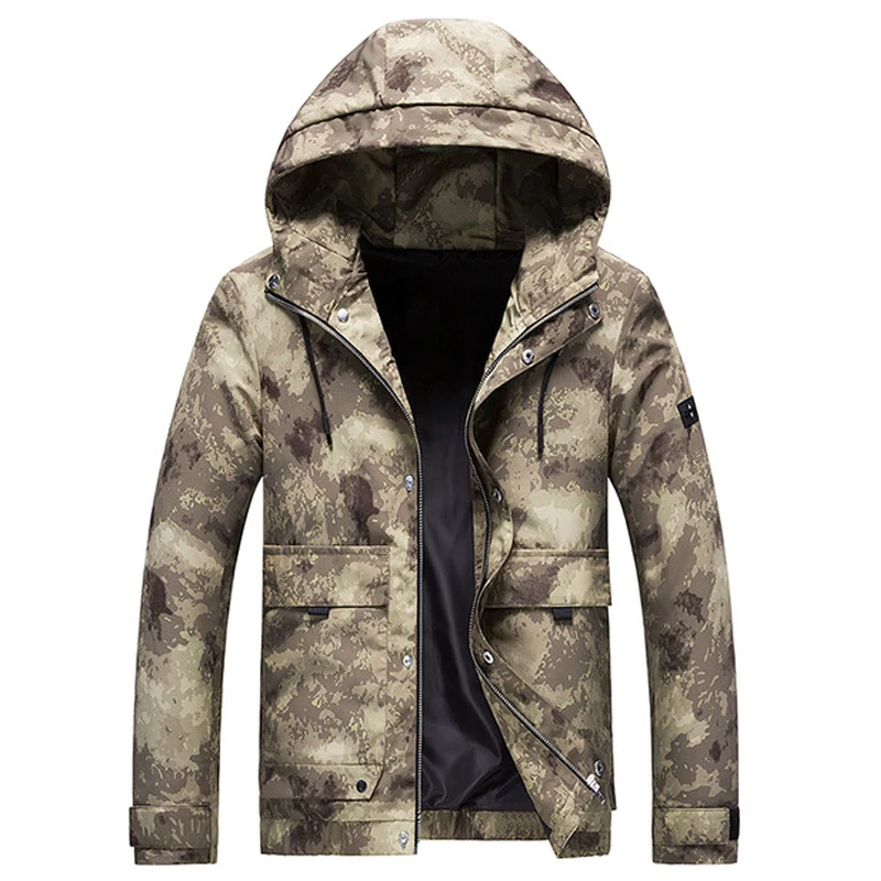 

Military Jacket Men Streetwear Coat Casual Hip Hop Pilot Hoody Jacket 2019 Spring Camouflage Jackets for Men HA124