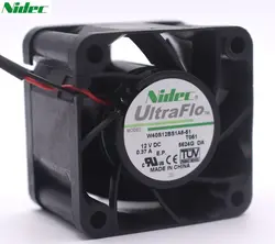 Оригинальный Nidec 4028 12 В 0.37a w40s12bs1a5-51 4 см 40 мм Осевая Сервер вентилятор охлаждения