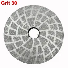 Special Price DIATOOL 4" Vacuum Brazed Diamond Grinding Disc Diameter 100mm Dry or Wet Grinding Shaping Or Beveling Smoothing Rough Surfaces