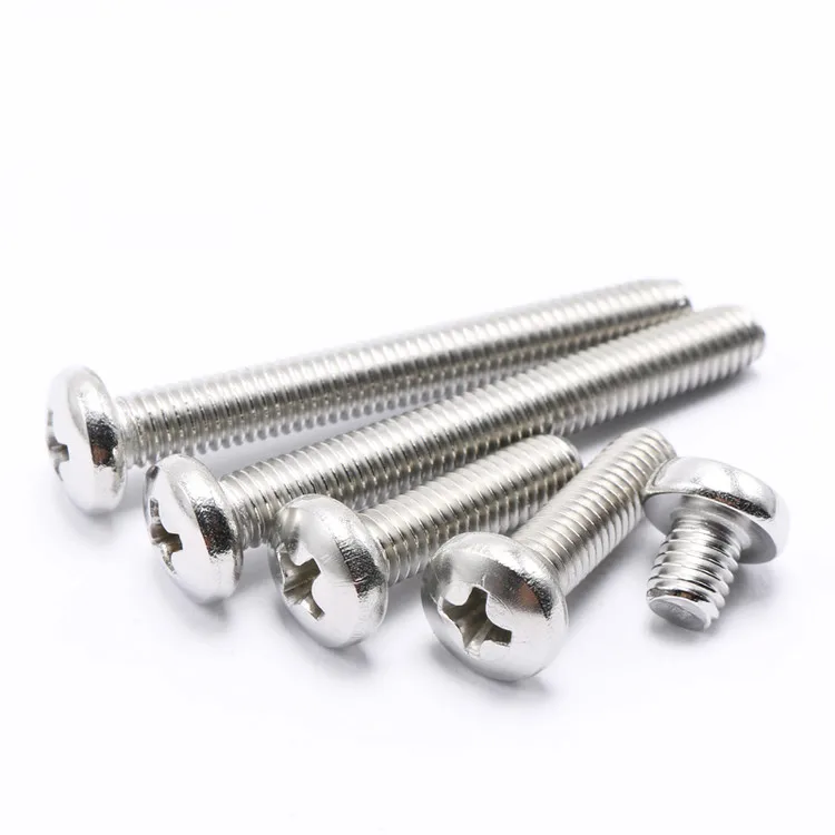 200pcs 10 Size 440 UNC Stainless Steel Phillips Pan Head Machine Screws Nuts Assortment Kit