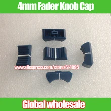 10 шт. синий смеситель затемнения стол прямой скольжения потенциометра Ручка регулятора уровня крышка/крышка нажимной кнопки 4 мм отверстие/фейдер крышка синий 4 мм