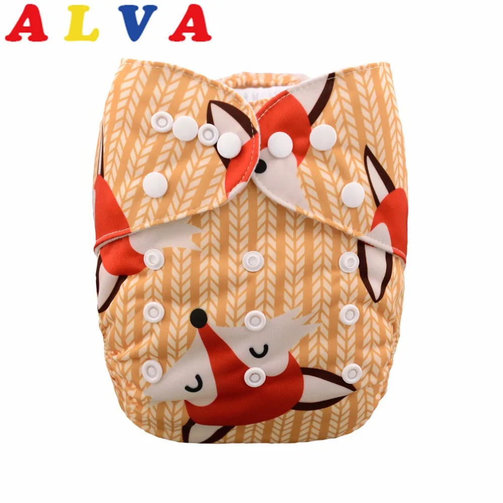(20pcs per Lot) 2018 Alva Baby One Size Fits All Pocket Cloth Diaper
