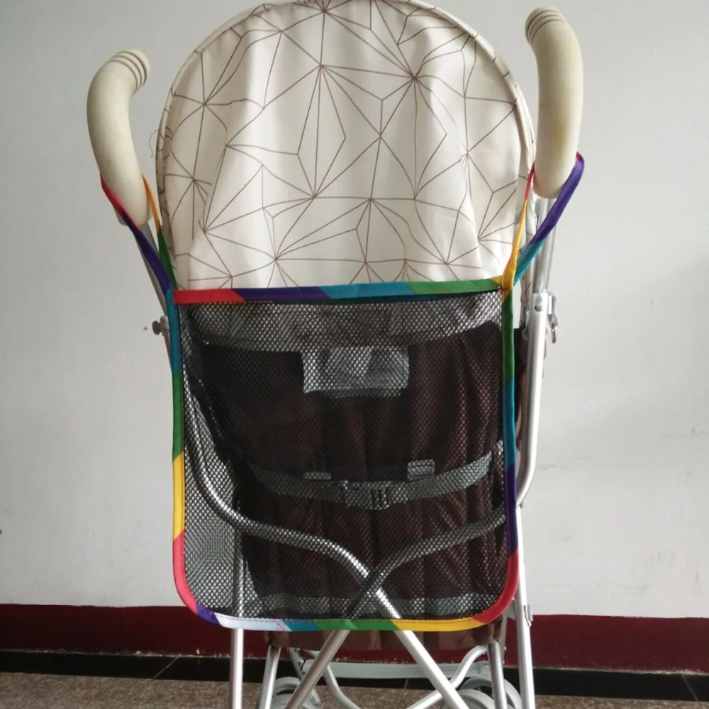 

Baby Stroller Carrying Mesh Bag BB Umbrella Car Accessory Storage Bag Kids Stroller Mesh Bag Milk/Water Bottle Diaper Storage