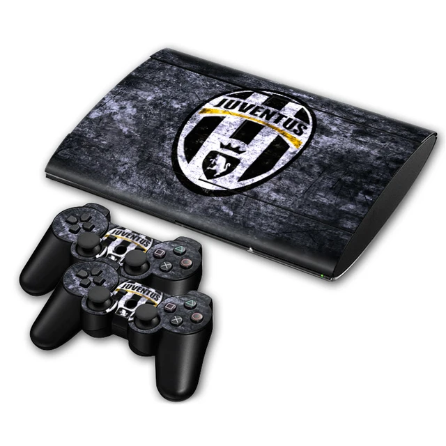 Special Price Juventus Football Team Skin Sticker Decal for PS3 Slim 4000 PlayStation 3 Console and Controllers For PS3 Skins Sticker Vinyl