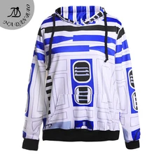 New Arrival Women Sweatshirt Star Wars Printed Hooded Sweatshirt moletom Suit Hoodie Outside Woman Sudaderas