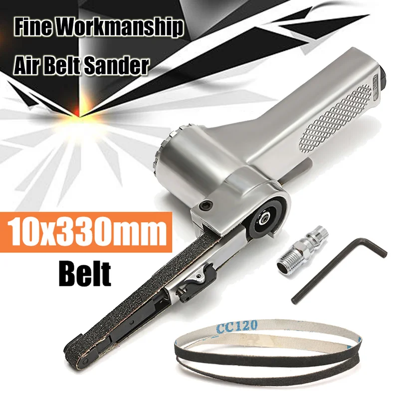 

Air Belt Sander Sanding for Buffing Assorted Vehicle Car Pneumatic Tools for Woodworking Furniture Polishing 10mm 330mm Tool Set