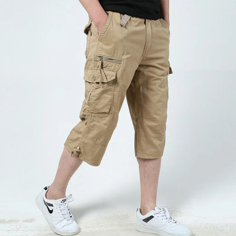

Motorcycle Shorts Mens Military Cargo Shorts Army Camouflage Tactical Shorts Men Cotton Loose Work Casual Short Pants