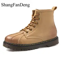 Мужские Ботильоны; зимние теплые плюшевые зимние ботинки; высококачественные мотоциклетные ботинки из натуральной кожи; военные тактические тренировочные ботинки; Botas