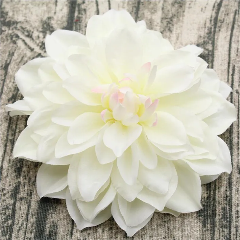 100pcs Artificial Dahlia Flower Heads 15cm Simulated Dahlia Flowers for