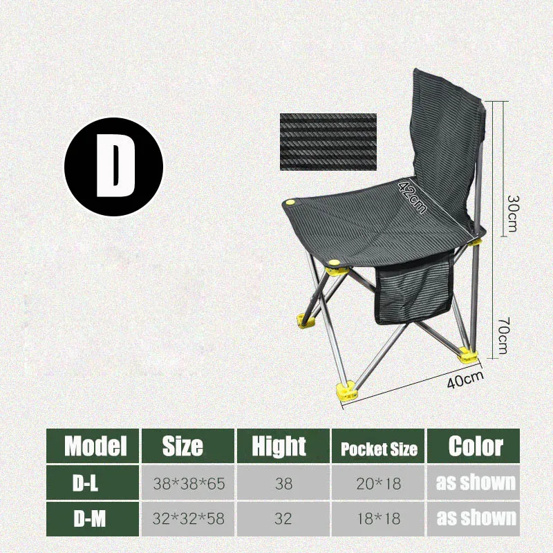 Portable Moon Chair Lightweight Fishing Camping BBQ Chairs Folding Extended Hiking Seat Garden Ultralight Office Home Furniture