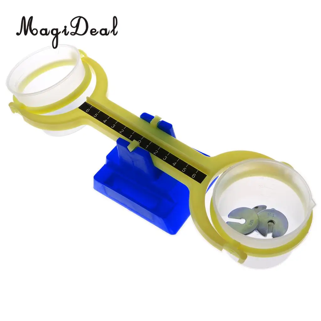MagiDeal Balance Beam Weighing Scale Early Childhood Training Math Educational Toy Baby Kids Mathematics Game Toy