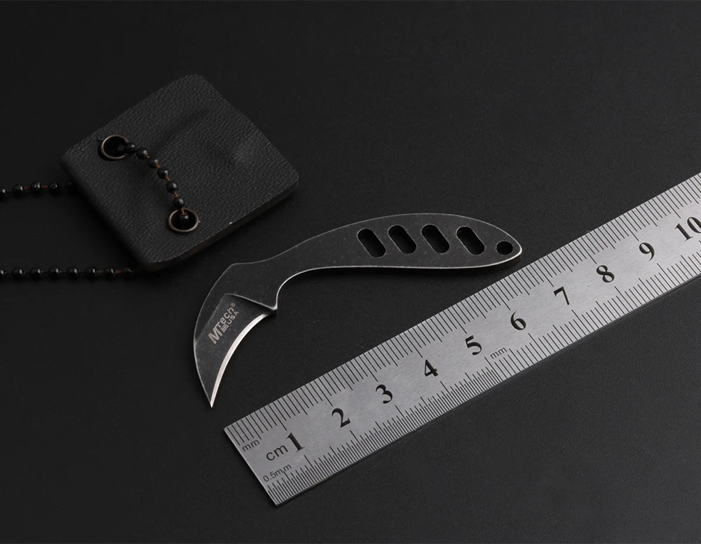 Dcbear Fixed Blade Knife Defense Chain Mini Knife Stone Washing Steel Handle Facas De Combate Camping Tools Steel Claw Knife Dcbear Fixed Blade Knife Defense Chain Mini Knife Stone Washing Steel Handle Facas De Combate Camping Tools Steel Claw Knife