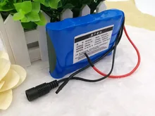 24 v 2 ah 18650 2000 mah Lithium-ion Battery Pack adequado para Pequeno motor/motor/LED uso de Equipamentos de iluminação + Frete grátis