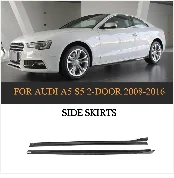 Глянцевый черный задний спойлер багажника крыло для Audi A5 2 стандарт двери 2008- не для Sline матовый серый