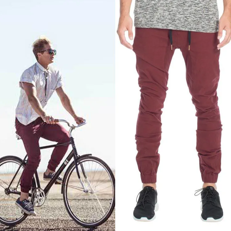 mens maroon joggers