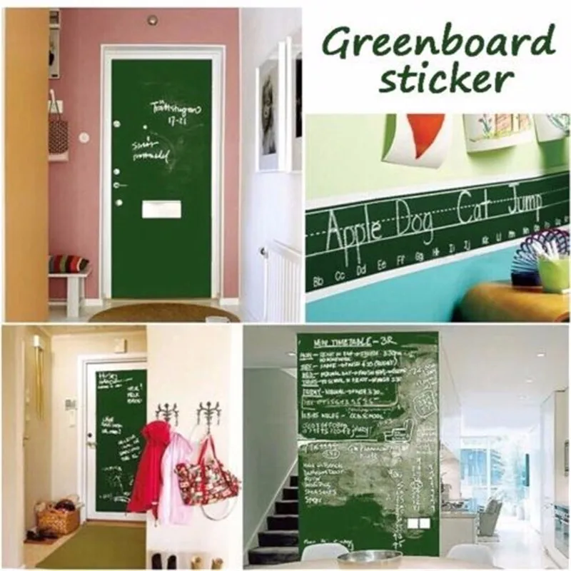 50*200cm Pizarra Pared Adhesivo Calcomanía Blackboard Extraíble Oficina Escuela Supply