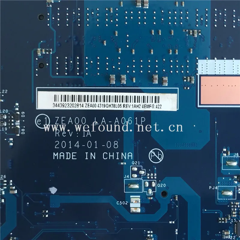 اللوحة ل CIH81S LA-A061P C540 C560 B4030 B5030 نظام اللوحة الأم ، اختبارها بشكل كامل
