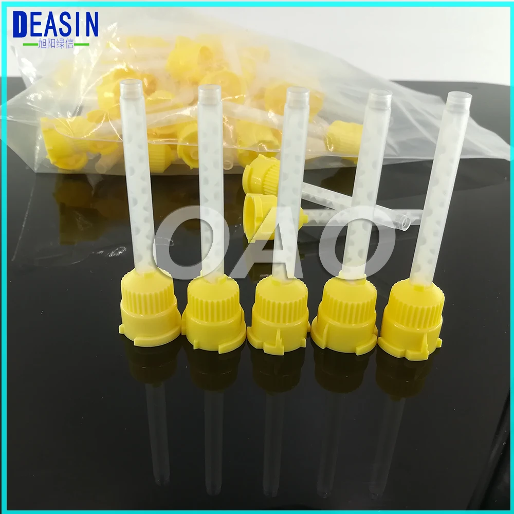 100pcs Dental Mixing tip Syringe Nozzles Lab Dentist Intraoral Tips