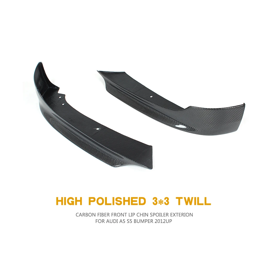 Paragolpes de labios delanteros Spoiler para BMW 325i 335i E90 LCI Sedan 4-puerta 2009-2012 delantal Winglets aletas de fibra de carbono/FRP