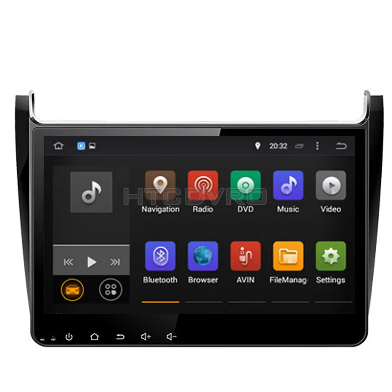Flash Deal YMODVHT 10.1inch Octa Core 4GB+32GB Android 9.0 Car DVD Player for VW POLO 2014- Radio Stereo GPS Navigation 0