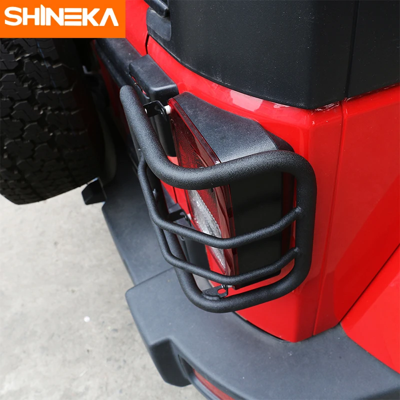 SHINEKA металлический задний светильник, крышка заднего фонаря, защита для Jeep Wrangler JK 2007+ автомобильные аксессуары