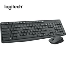 Беспроводная мультимедийная клавиатура и мышь logitech MK235 2,4 ГГц