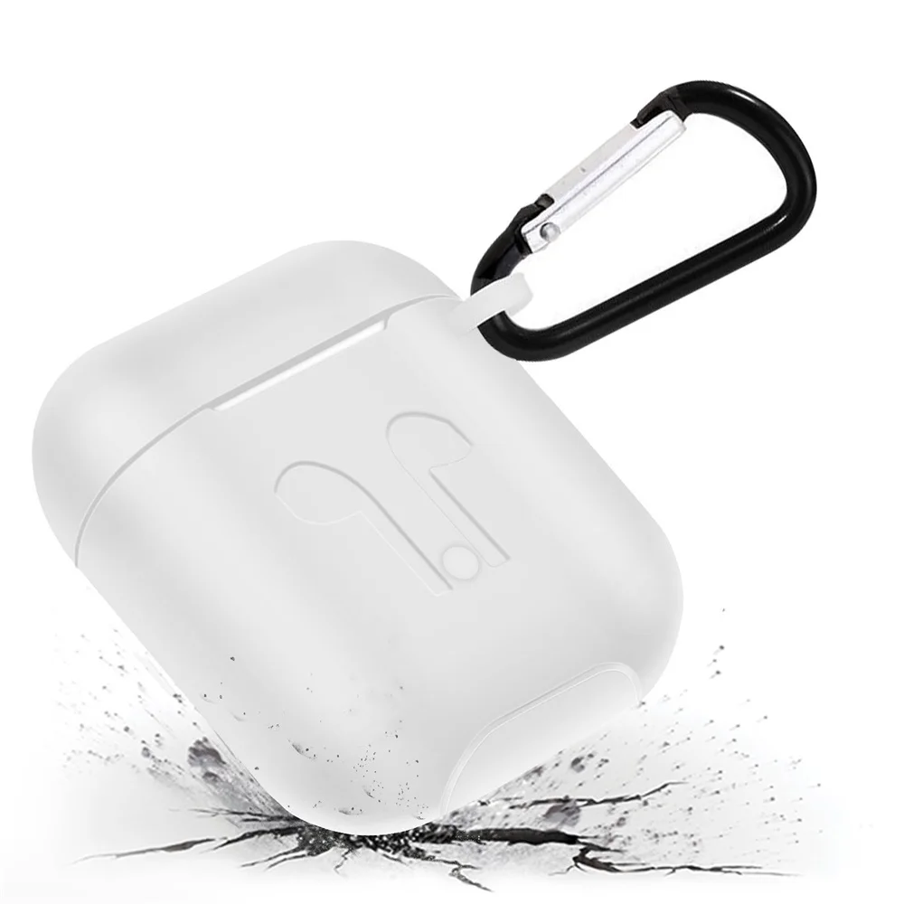 Силиконовый чехол Smochm для Airpods противоударный Bluetooth беспроводной защита