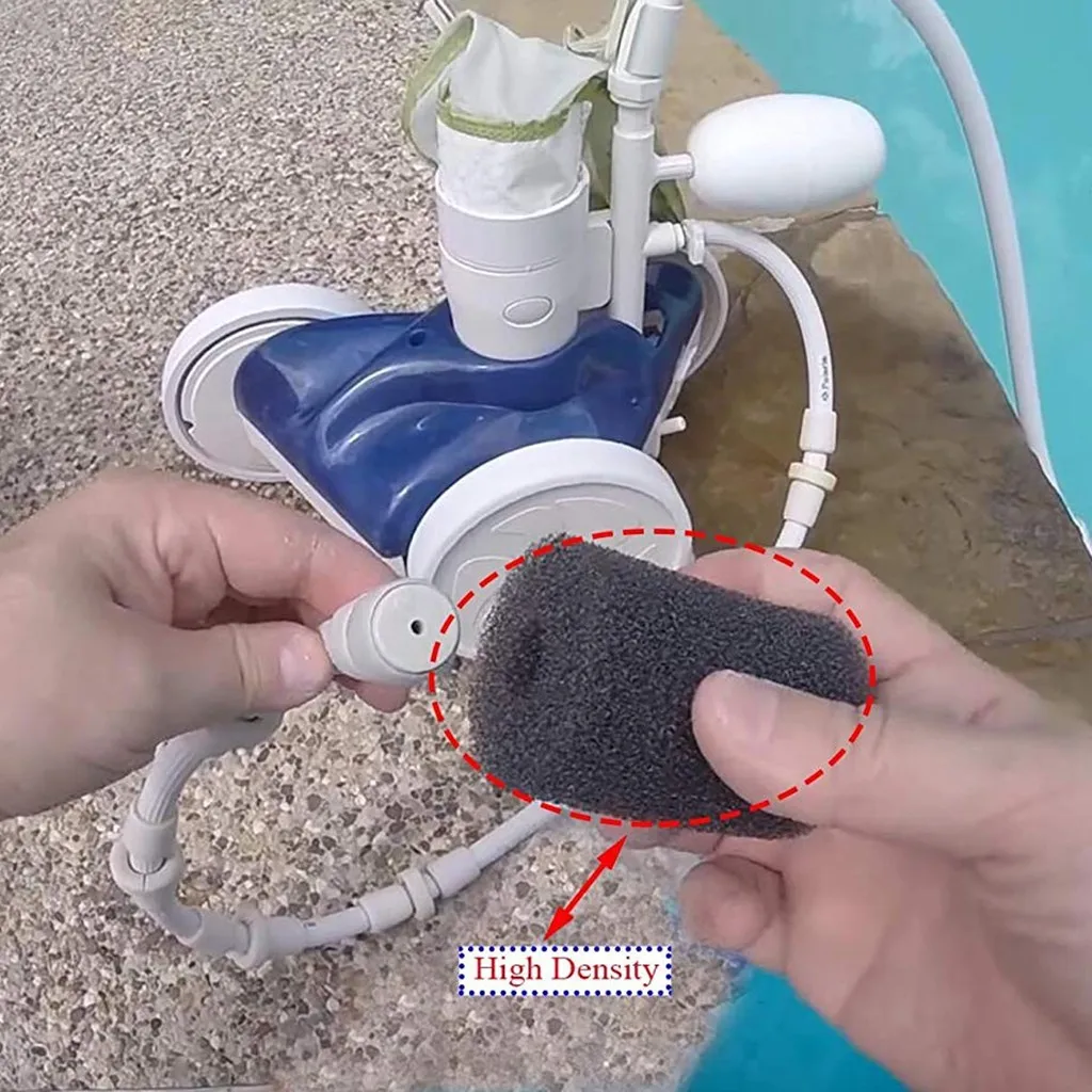 

12 Pack Polaris Pool Cleaner Parts, Polaris Tail Scrubber Replacement for Vac-Sweep Pool Cleaner Hose Tail 3.36