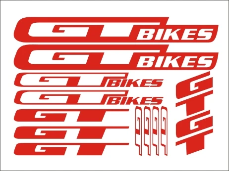 Высокое качество наклейки для велосипеда DIY рамка стикер s стикер для велосипеда s высечки наклейка/наклейка лист(Велоспорт, mtb, bmx, дорога, велосипед - Цвет: Red