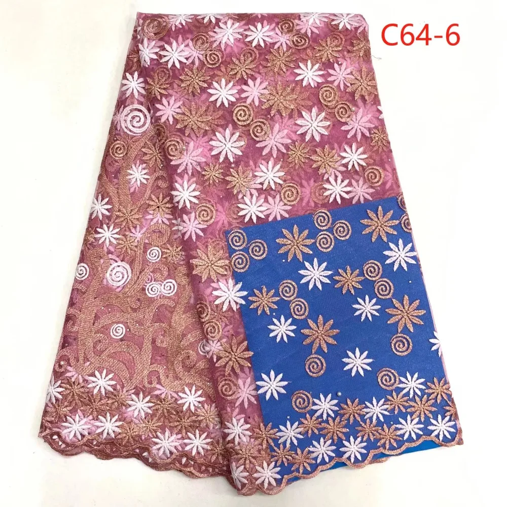 

African Lace Fabric 2019 Embroidered Mesh Lace High Quality French Lace Fabric For Dress