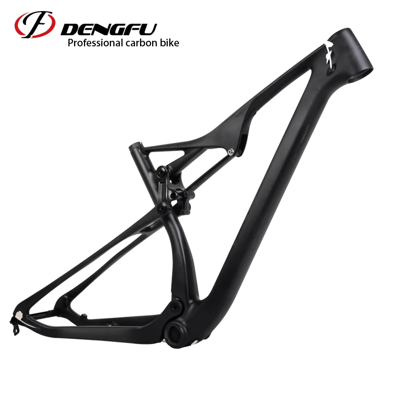 

2017 popular newest suspension mtb carbon frame Racing bicycle 29er quality full suspension mtb frame with UD finish