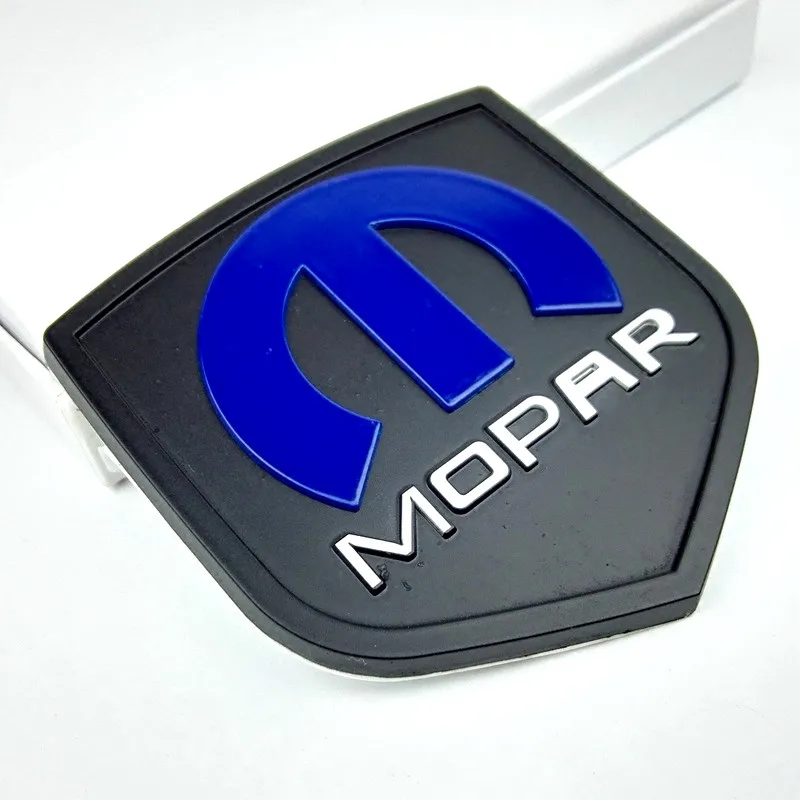  Cool 3D Auto Sticker -Metal Mopar Badge- Die Cut Sticker for Jeep Cherokee Wrangler Dodge Ram Cruis