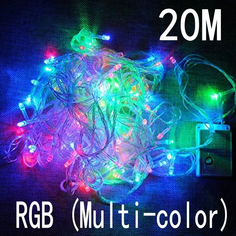 Гирлянда светодиодная водонепроницаемая 20 м 200 светодиодов 220 В|led fairy string lights|fairy