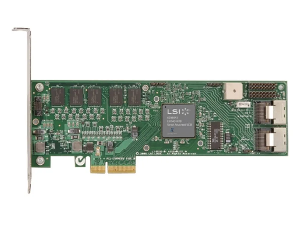 

RaidStorage Avago LSI MegaRAID SAS 8708ELP LSI00141 RAID5.6.0.1 SFF8087 256MB cache 16 Port MiniSAS 3Gb PCI-E X8 Controller Card