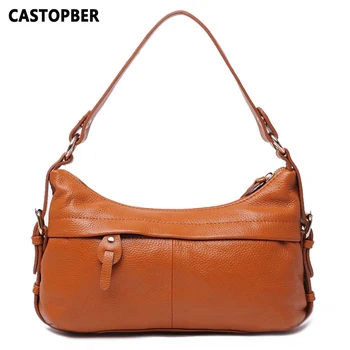 

Fashion First Layer Of Cowhide Genuine Leather Women's Bag Ladies Messenger Bags Famous Brand Crossbody Bag For Women Shoulder