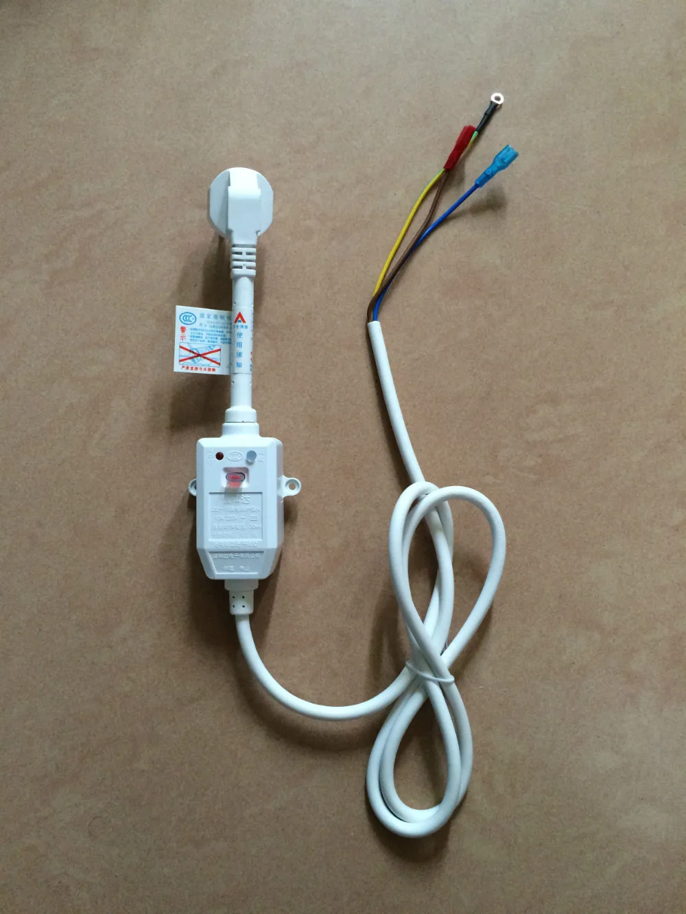 XHD 10A leakage switch power cord, separate power leakage protection plug, water heater