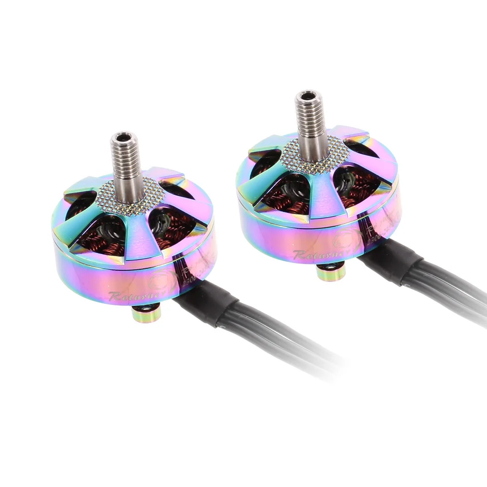 Бесщеточный двигатель 2 шт. FPV Returner R6 4 5S 2306 2450KV CW/CCW Для QAV220 250 RC гоночный