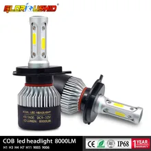 2 pz H7 Led H4 H1 H3 H11 H8 H9 9005 HB3 9006 HB4 Auto Faro Anteriore Auto della luce di nebbia lampadina Dell’automobile Della Lampada 72 w 8000lm 6500 k