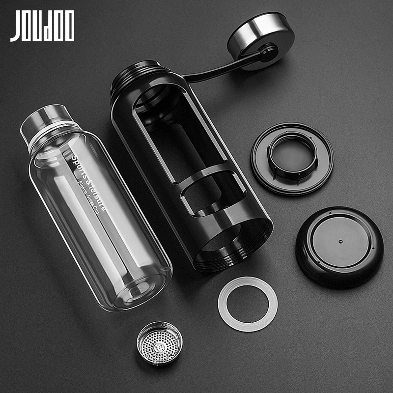 JOUDOO 700 مللي 1000 مللي المحمولة زجاجات مياه من الزجاج في الهواء الطلق الفضاء زجاجة الرياضات المائية زجاجة مانعة للتسرب الدراجة تسلق هدية 35 JOUDOO 700 مللي 1000 مللي المحمولة زجاجات مياه من الزجاج في الهواء الطلق الفضاء زجاجة الرياضات المائية زجاجة مانعة للتسرب الدراجة تسلق هدية 35